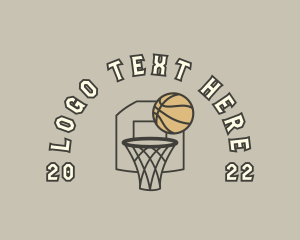 Basketball Sports Game Logo