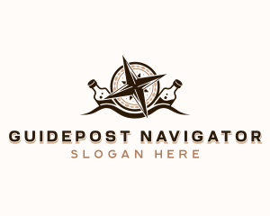 Compass Navigation Travel  logo design