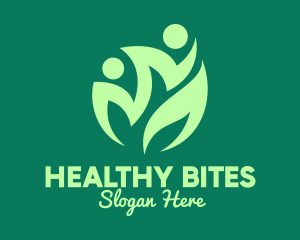 Green Healthy Community logo design