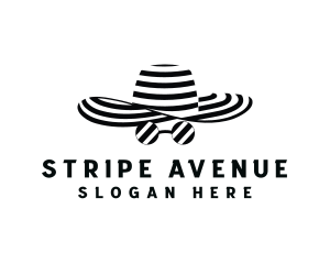 Stripes - Stripes Fashion Hat logo design