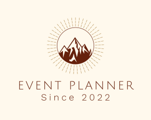 Himalayas - Mountain Trekking Travel logo design