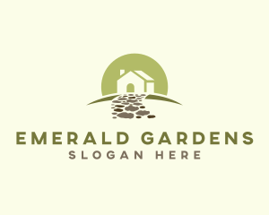 House Path Yard Landscaping logo design