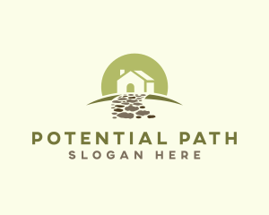 House Path Yard Landscaping logo design