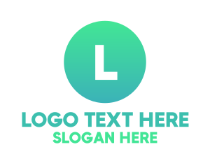 Life - Modern Gradient Lettermark logo design