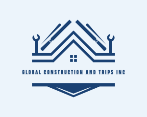 Repairman - Carpentry Construction Tools logo design