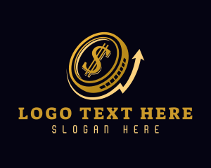 Cryptocurrency - Dollar Coin Cryptocurrency logo design