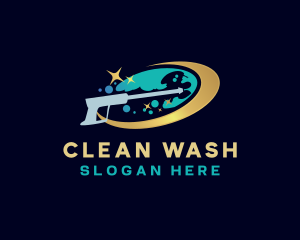 Pressure Wash Cleaning  logo design