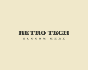 Funky Retro Western logo design