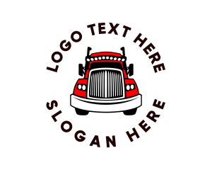 Red Truck Front Logo