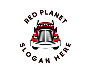 Red Truck Front logo design