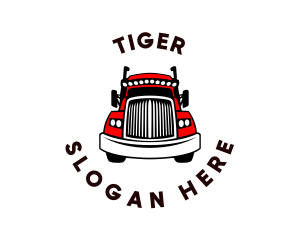 Red - Red Truck Front logo design