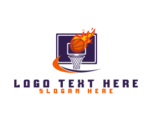 Basketball Ball - Basketball Training Workout logo design