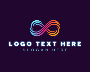 Firm - Modern Loop Infinity logo design