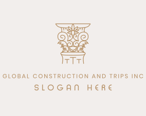 Consulting - Corinthian Pillar Column logo design