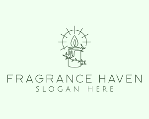 Organic Candle Light logo design