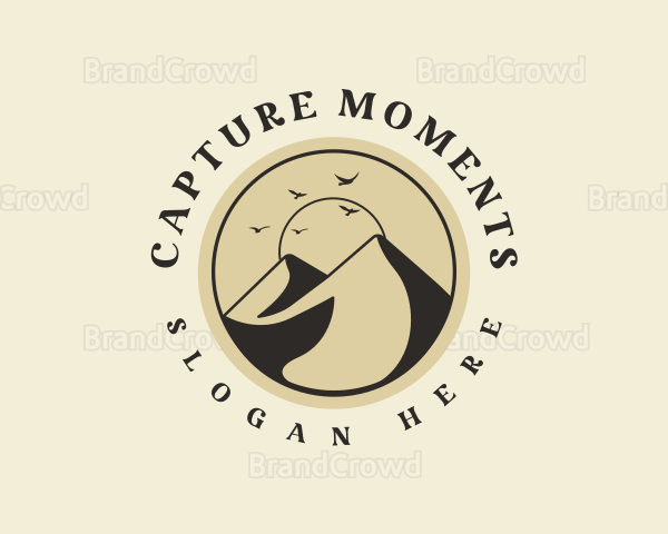 Outdoor Camping Mountain Logo