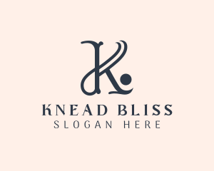 Stylish Boutique Interior Design Letter K logo design