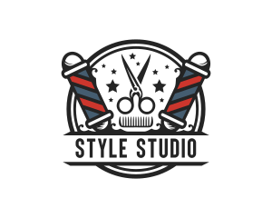 Barber Hairdresser Grooming logo design