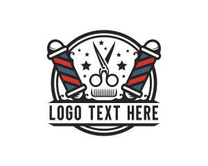 Barber Hairdresser Grooming Logo