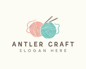 Knit Yarn Craft logo design