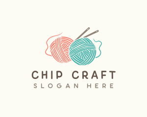 Knit Yarn Craft logo design