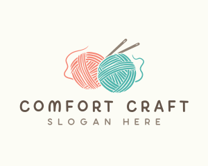 Knit Yarn Craft logo design