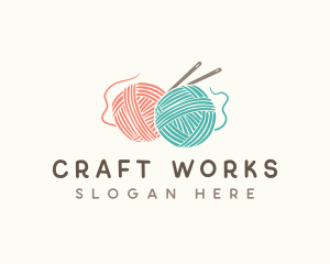 Knit Yarn Craft logo design