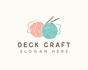 Knit Yarn Craft logo design