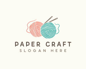 Knit Yarn Craft logo design