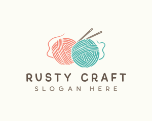 Knit Yarn Craft logo design