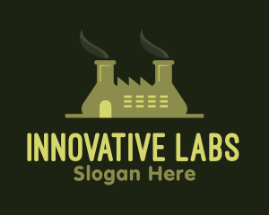 Lab Flask Factory logo design