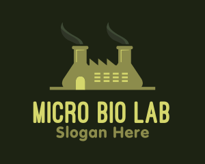 Lab Flask Factory logo design