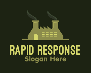 Reaction - Lab Flask Factory logo design