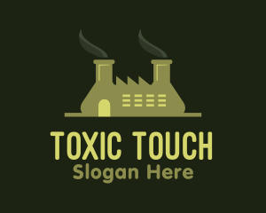 Toxic - Lab Flask Factory logo design