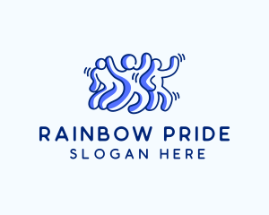 Gay - Dancing Team People logo design