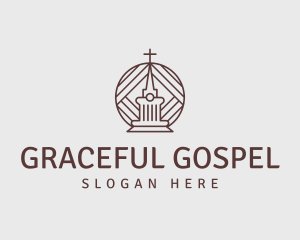 Gospel - Church Worship Center logo design