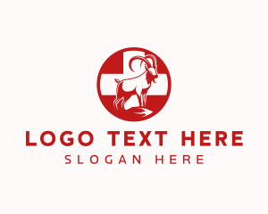 Fauna - Switzerland Ibex Goat logo design
