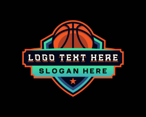 Ball Game - Basketball League Sports logo design