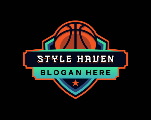 Basketball League Sports Logo