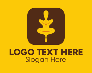 Landscaping - Oak Leaf Mobile App logo design