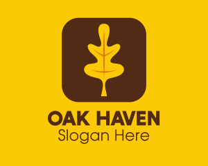 Oak Leaf Mobile App logo design