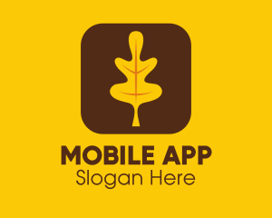 Oak Leaf Mobile App logo design