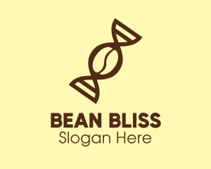 DNA Coffee Bean logo design