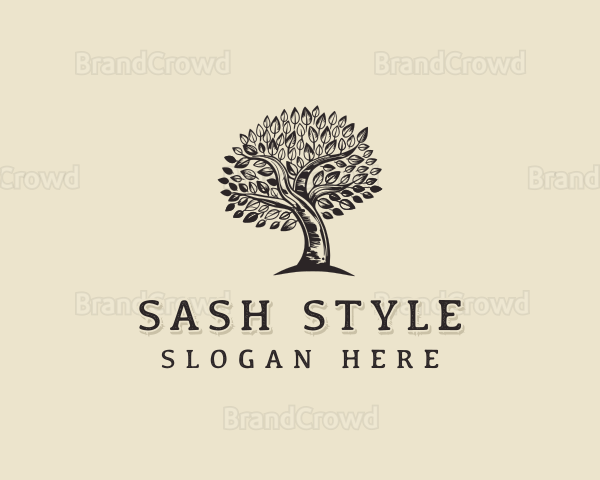 Oak Tree Forest Logo