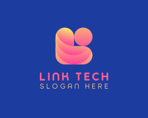 Tech Software App Letter L logo design