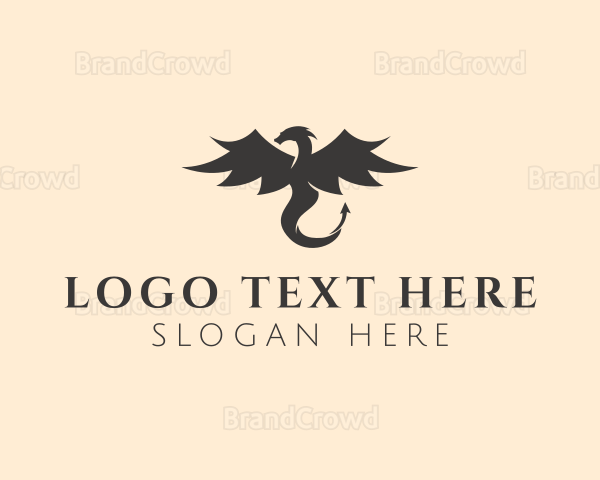 Dragon Mythical Monster Logo