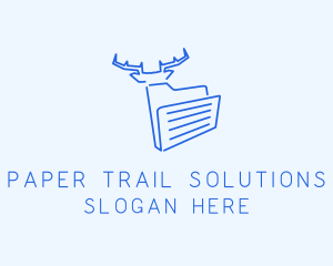 Documentation - Deer Folder Document logo design
