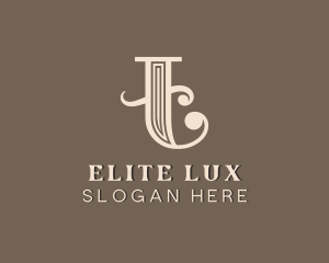 Upmarket - Upscale Luxury Boutique Letter T logo design