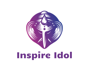 Idol - Gradient Elephant Armor logo design