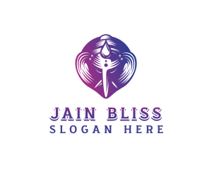 Jainism - Gradient Elephant Armor logo design